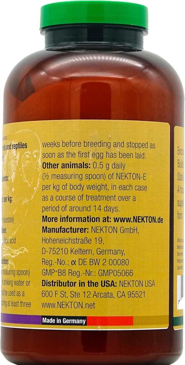 Detalle de Nekton E 700 G, integratore di vitamina E per uccelli