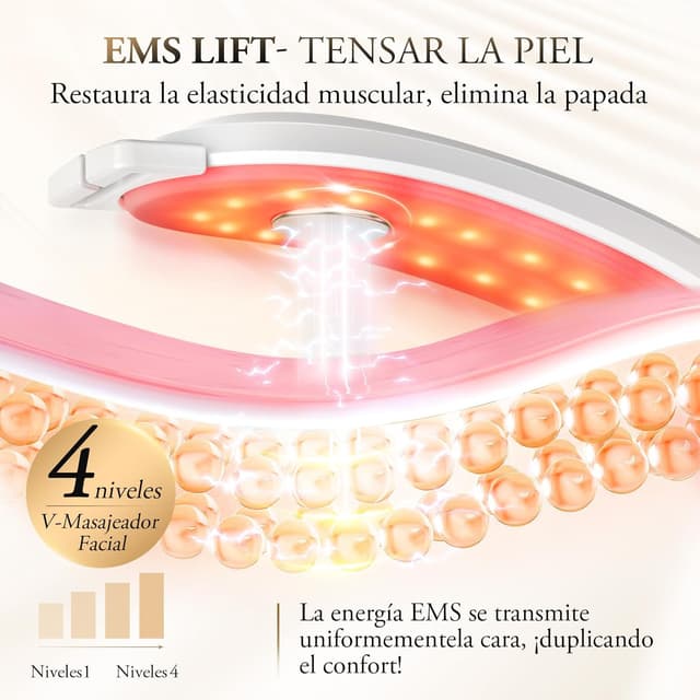 Thumbnail 4 de ANLAN Papada Lifting V-Face EMS Masajeador Facial Reafirmante Fototerapia 💆♀