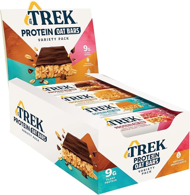 Detalle de TREK Barritas Proteicas de Avena Multisabor 🌱 800g