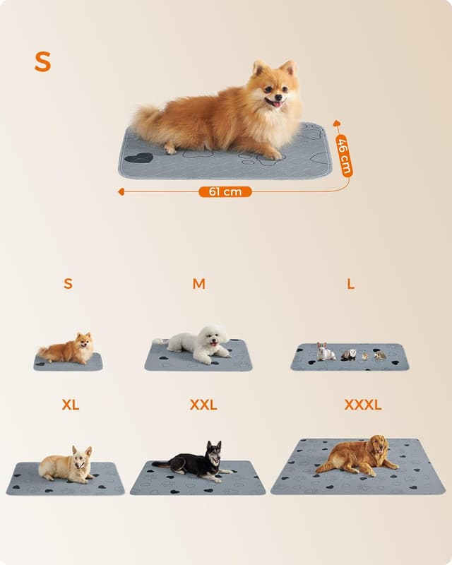 Thumbnail 4 de Feandrea Alfombras lavables para perros 122x61 cm