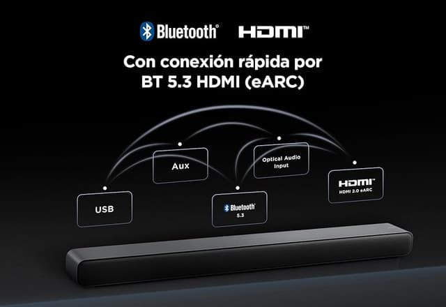 Thumbnail 6 de TCL S55HE Barra de sonido Dolby Atmos 220 vatios