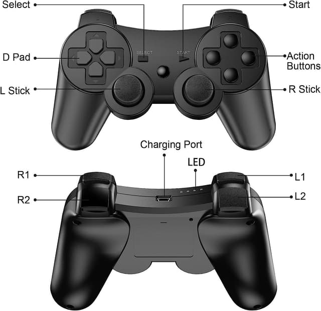 Thumbnail 4 de Sefitopher Mando PS3 inalámbrico 8h