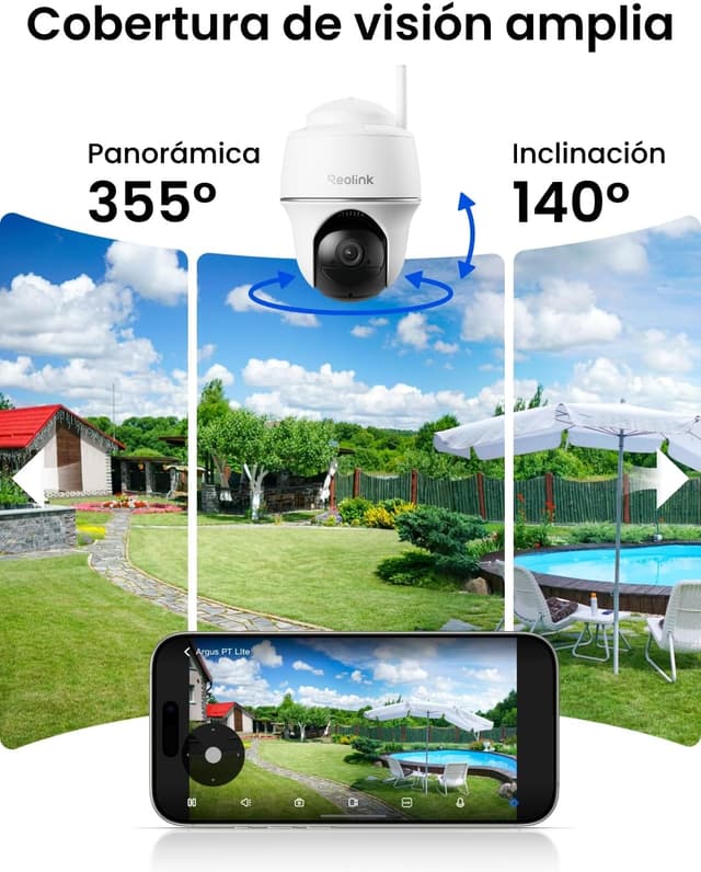 Thumbnail 3 de Reolink Argus PT Lite 3 MP Seguridad Exterior