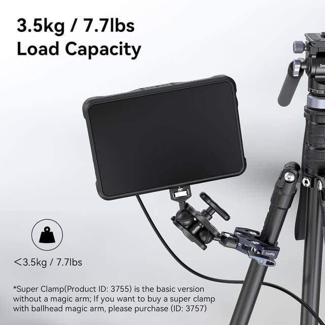 Thumbnail 2 de SMALLRIG 3755B Super Clamp 3,5 kg