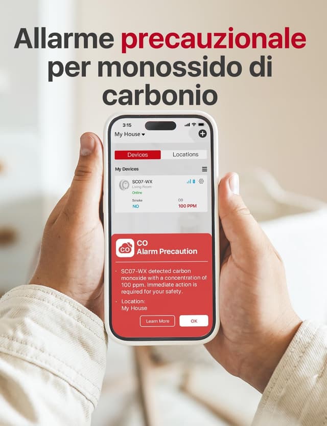 Thumbnail 3 de Rilevatori Wi‑Fi 2 in 1 X-Sense SC07-WX