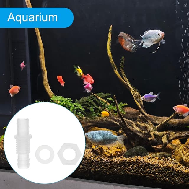 Thumbnail 5 de PATIKIL 3/8" Hose ID Bulkhead Fittings