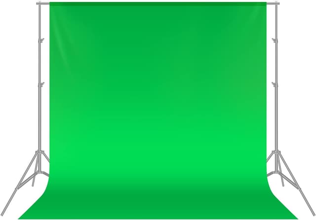 Detalle de NEEWER 1,8 x 2,8 m PRO Foto-Studiokulisse faltbar (grün) für Fotografie, Video & Fernsehen – nur Hintergrund