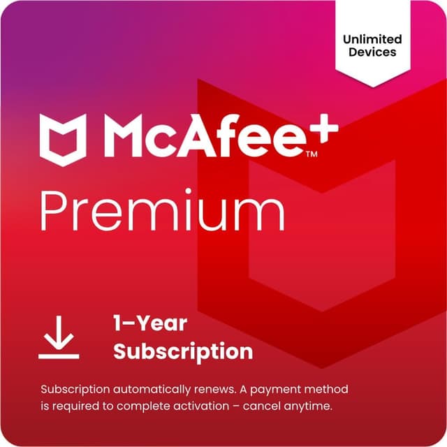Imagen de McAfee+ Premium Individual 1 Year subscription 🛡 en OfertitasTOP