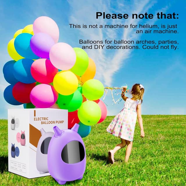 Detalle 2 de Pompa a Palloncino Elettrico 600 W 🎈
