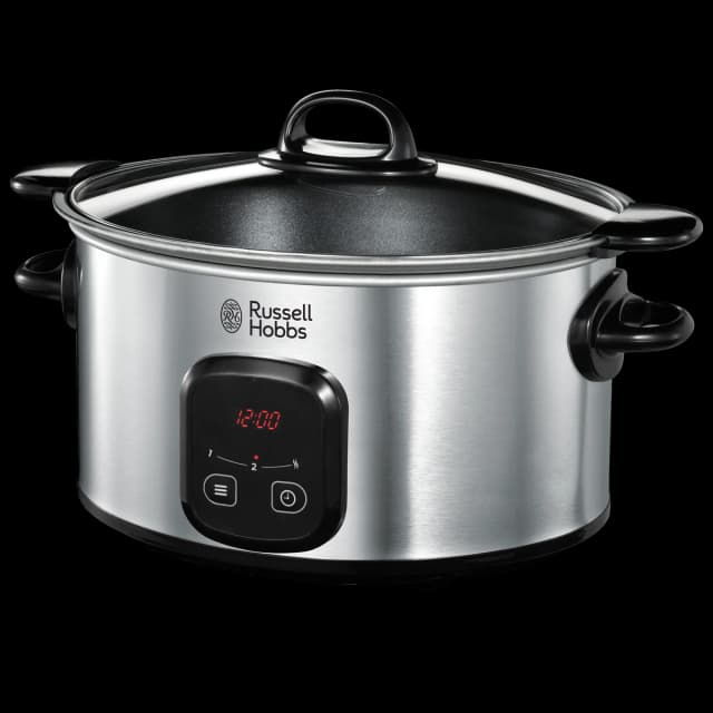Detalle de Russell Hobbs Olla cocción lenta 6 litros plata