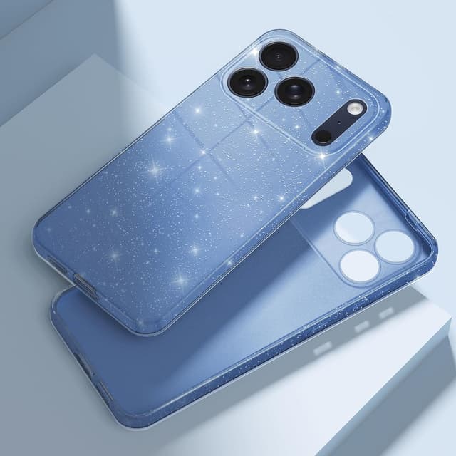 Detalle de Eherui iPhone 17 Pro Hülle mit Glitzer