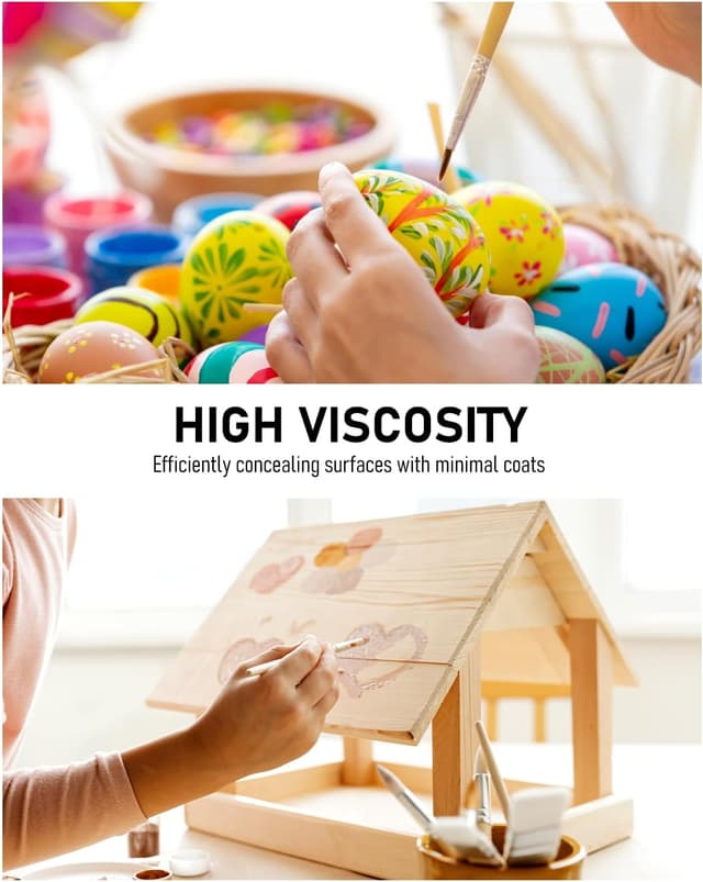 Thumbnail 5 de Nicpro Pintura Acrílica con 24 Colores y 12 Pinceles 🎨