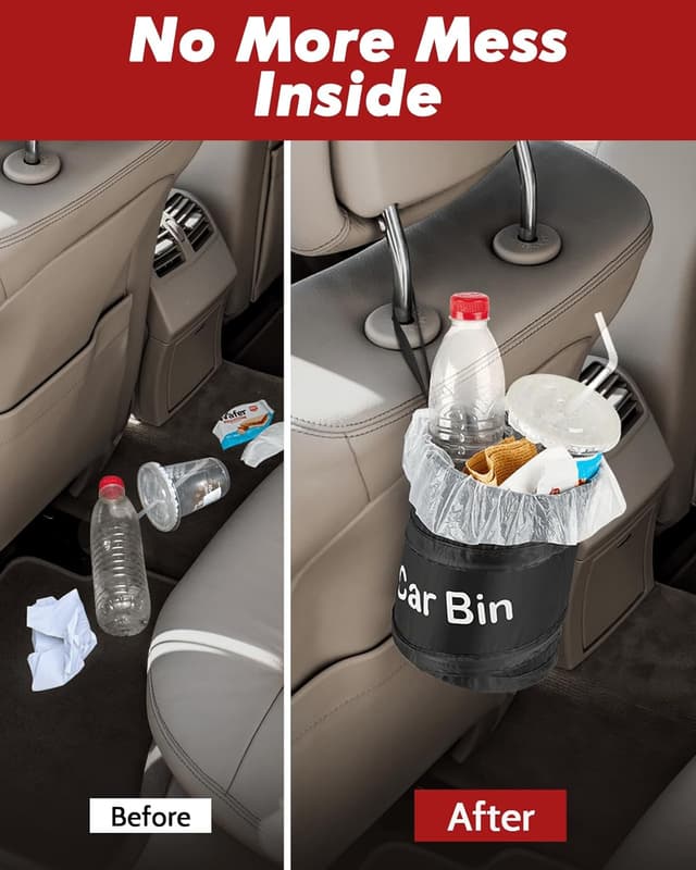 Thumbnail 4 de Zacro Car Bin foldable car trash bag with 5 bags