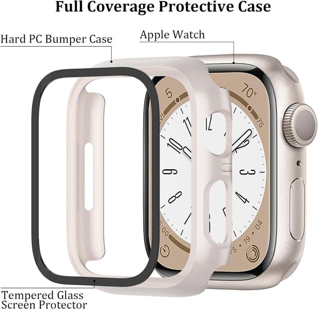 Detalle 2 de Apple Watch 40mm 6-Pack Protective Case with Glass