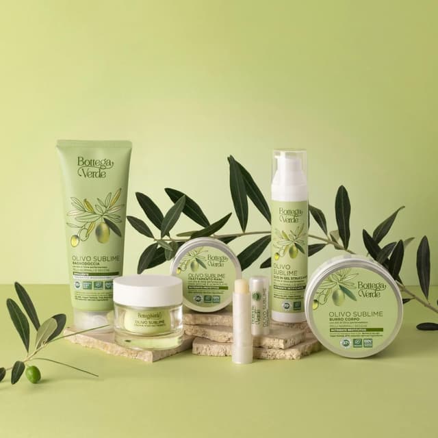 Detalle 2 de Bottega Verde Olivo Sublime Stick labbra emolliente con Olio di Oliva Iperfermentato, 5 ml