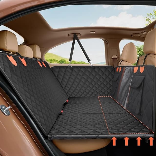 Imagen de Gimars Funda Coche para Perro 157x132cm 🐶 Impermeable en OfertitasTOP