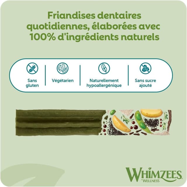 Detalle 2 de WHIMZEES Bâtonnets XS 56 pièces