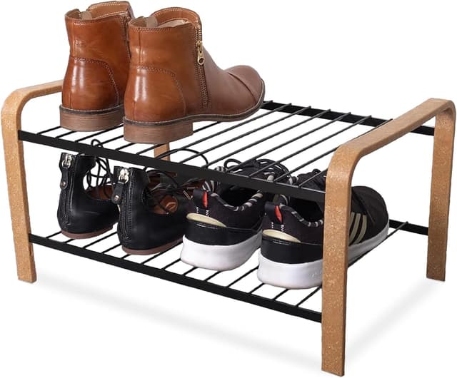 Detalle de LM 390 Schuhregal 470 mm aus Öko-Holz