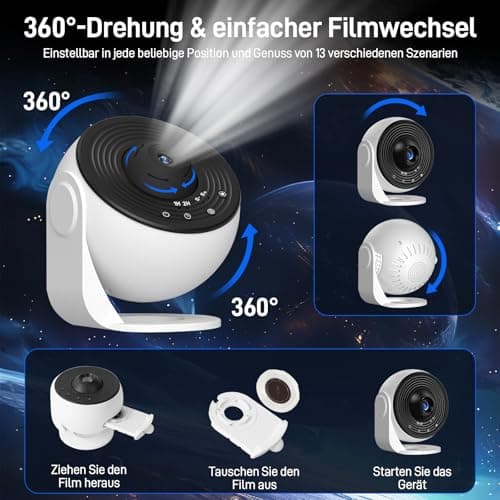 Thumbnail 4 de Proyector de Estrellas Galaxias Real 360° LED