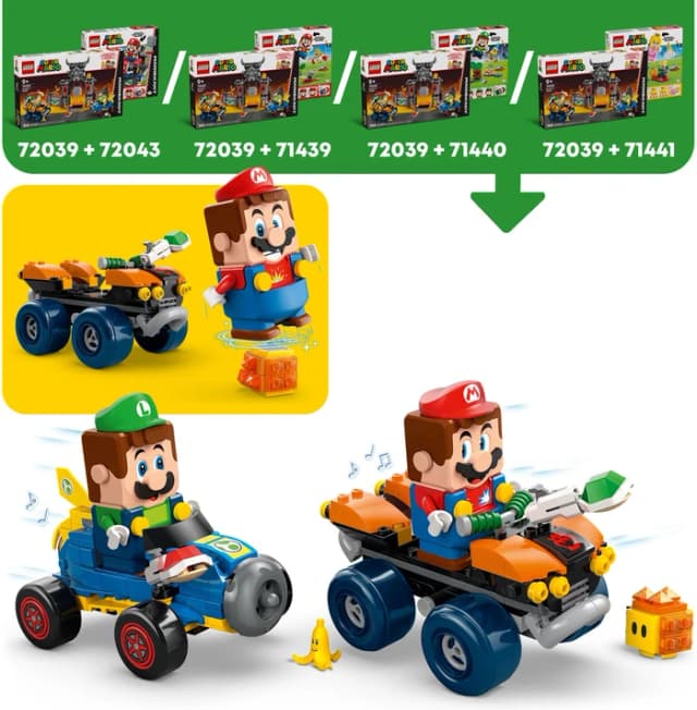 Thumbnail 3 de LEGO Super Mario Mario Kart – Bowsers Festung 72039