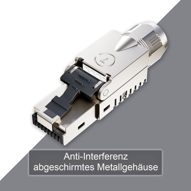 Thumbnail 6 de FGB 10 Gbps RJ45 CAT7 Netzwerkstecker (LSA) geschirmt, werkzeuglos – 4 Stück