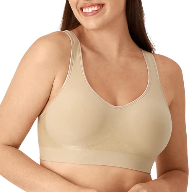 Detalle de Bali Bali Women’s Wireless Bra Comfort Revolution (Seamless, Full Coverage)