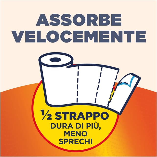 Detalle de Scottex Quanto Basta carta cucina 24 rotoli 🧻