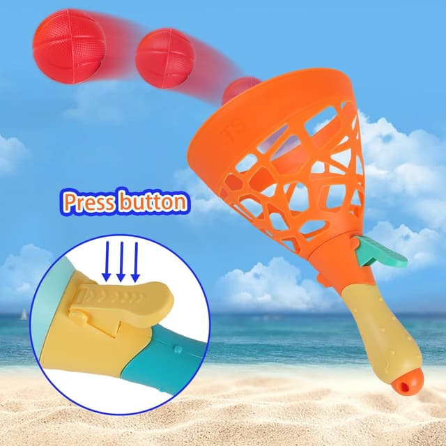 Thumbnail 2 de Lanzador y 2 cestas con 10 pelotas