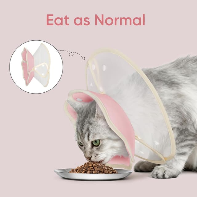 Thumbnail 1 de Supet Soft Cat Cone Collar 2-in-1 Waterproof