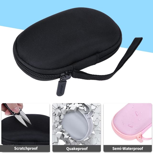 Thumbnail 6 de Lebakort Hart Schutz Hülle Etui Tasche für Logitech Signature M650 L Maus (Off White)