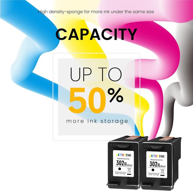 Thumbnail 4 de HP 302 Schwarz Druckerpatronen 2er-Pack