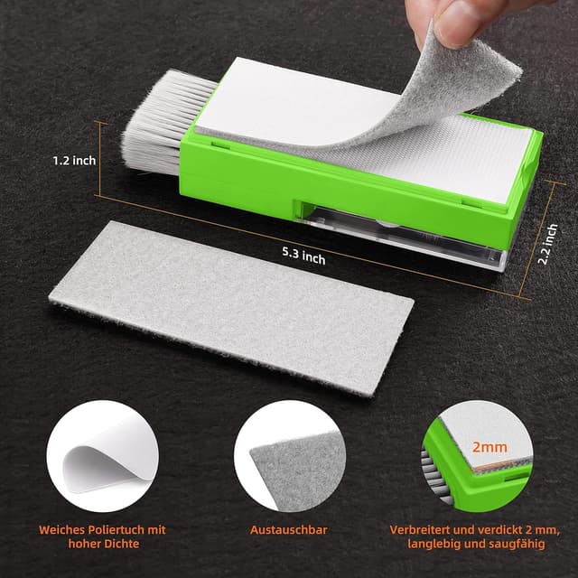 Thumbnail 6 de Ordilend Tastatur Reinigungsset „Alles-in-einem“ für iPhone Pro & Geräte – Screen Cleaner Kit mit Bürsten, Mikrofasertüchern und Spray