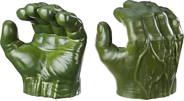 Detalle de Poings Gamma de Hulk Marvel Avengers (2 gants) pour enfants dès 4 ans