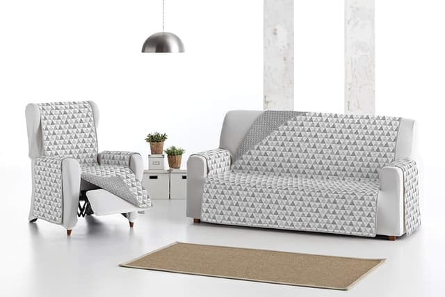 Thumbnail 2 de Eysa Nordic funda de sofá gris 2 plazas 115cm