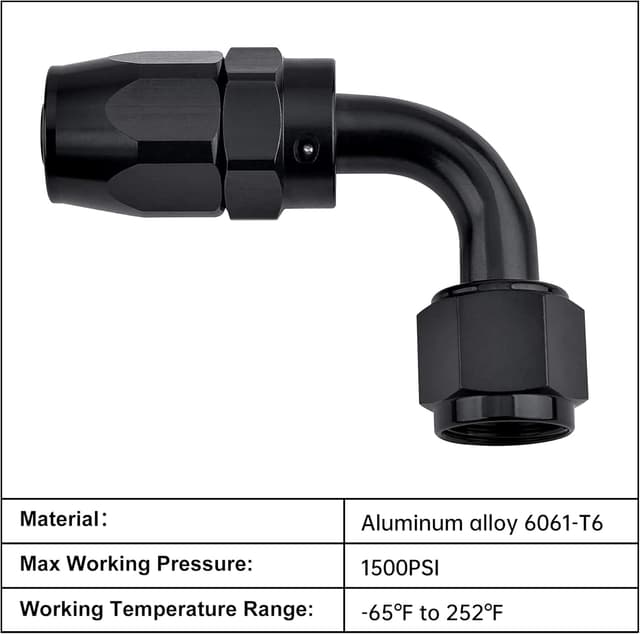 Thumbnail 3 de EVIL ENERGY 6AN 90° Swivel Hose Fitting 1500 PSI