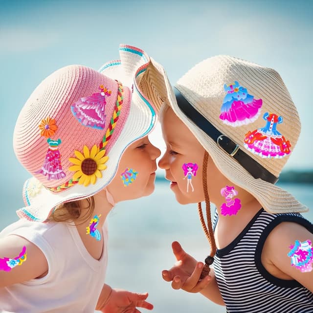 Thumbnail 6 de Vicloon Pegatinas 3D para niños 24 hojas