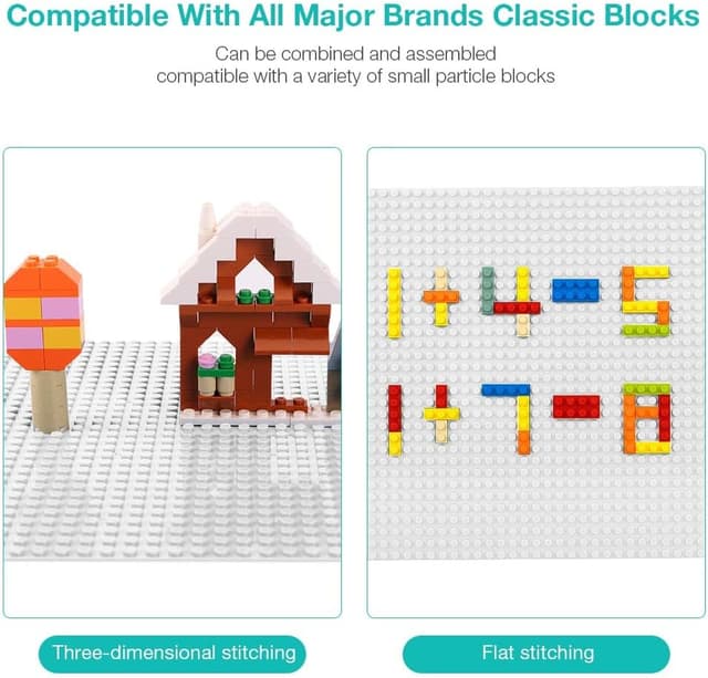 Detalle 2 de Lekebaby Bauplatte 25,4 x 25,4 cm Set