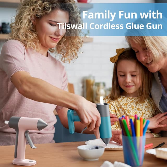 Thumbnail 6 de Tilswall 4V Glue Gun 2000mAh cordless, 30s heat