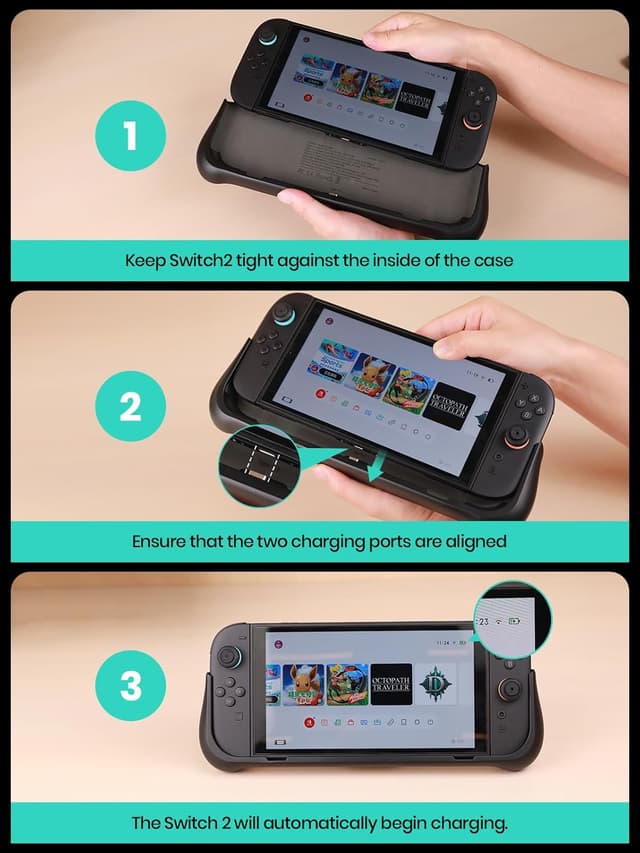 Thumbnail 5 de GagaKing 10000mAh Akku Hülle für Switch 2