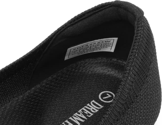 Detalle 2 de DREAM PAIRS Wide Ballet Flats for Women with Arch Support (Foldable Knit Flats)