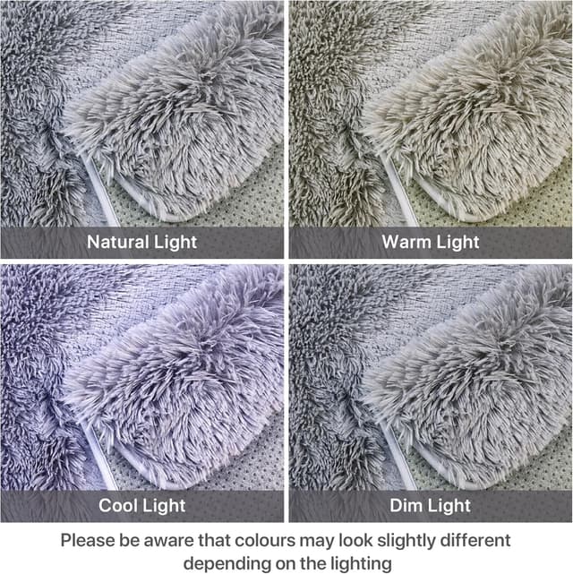 Thumbnail 3 de BEIMO Tapis Shaggy 100cm Rond, doux et moelleux 🛋
