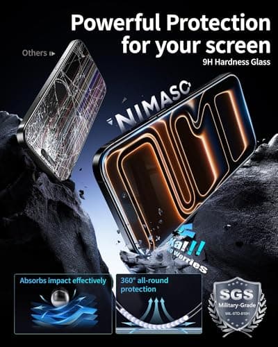 Detalle 2 de NIMASO iPhone 17 Pro Max 6.9" protector