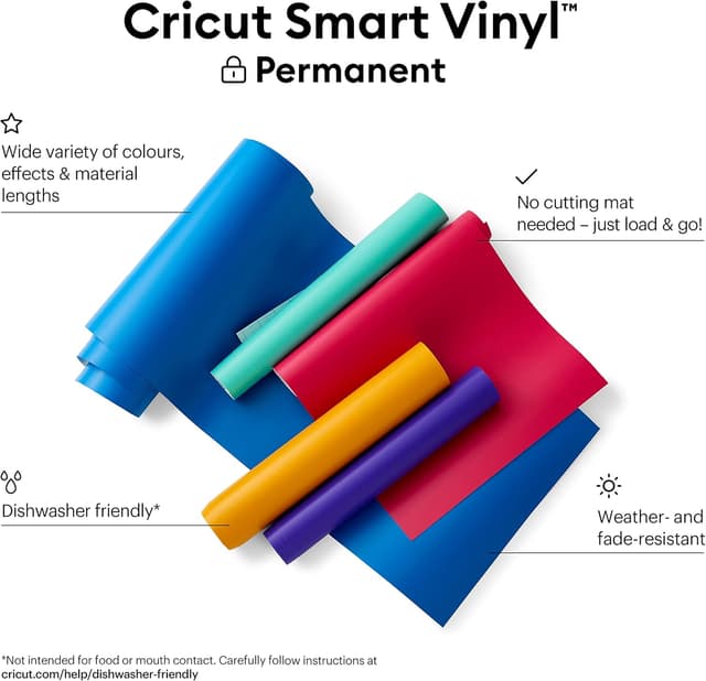Thumbnail 1 de Vinile Cricut Smart Permanent rosso, 33cm