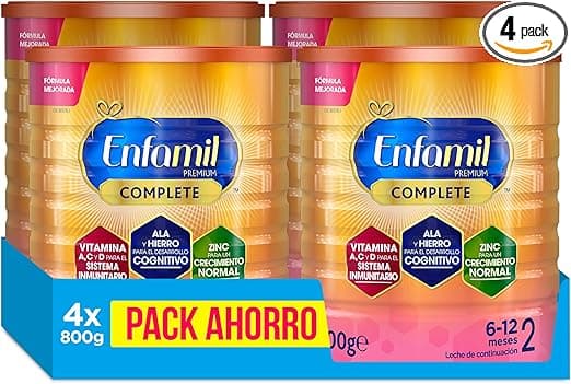 Imagen de Enfamil Pack Ahorro Fórmula Leche Infantil 4x800g 🍼 en OfertitasTOP