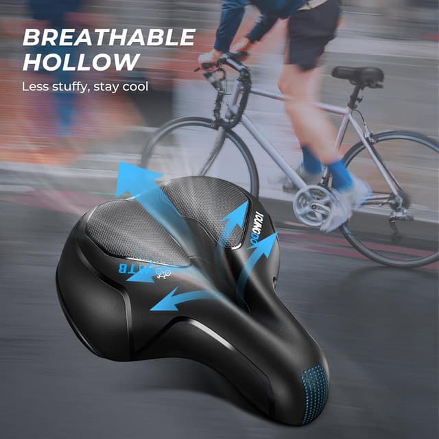 Detalle de Youngdo gel bicycle saddle with 2 year care