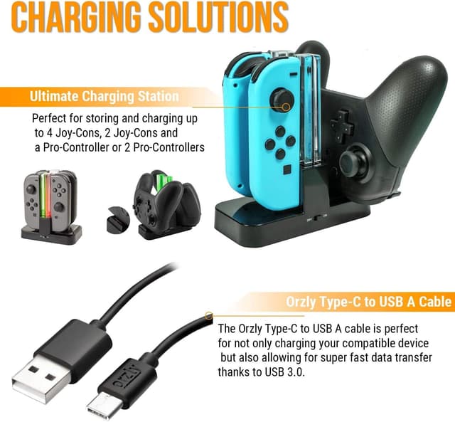 Detalle de Orzly Switch accessories bundle for Switch