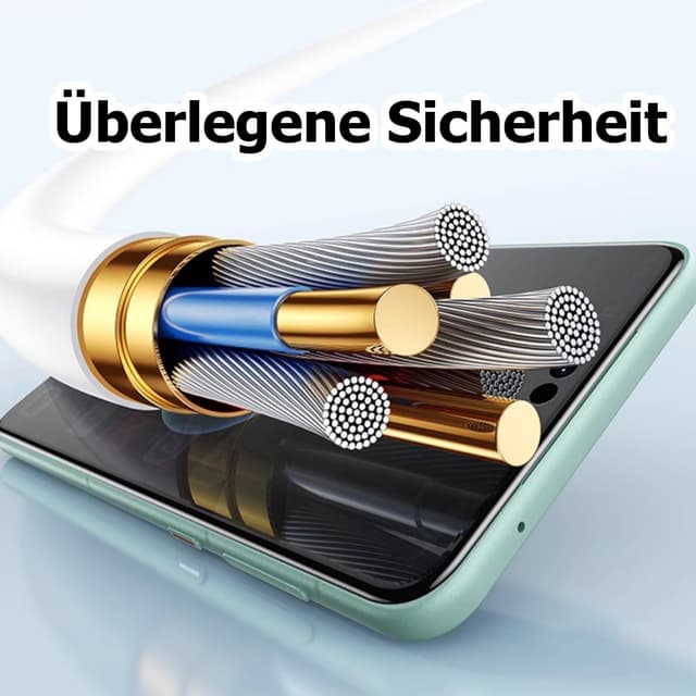 Thumbnail 6 de USB-A auf USB-C Ladekabel 1 m für tragbare Bluetooth-Lautsprecher (z. B. Sony LinkBuds, SRS-XG300 & Co.) – weiß