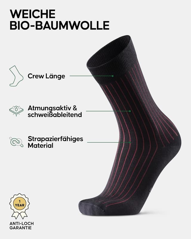 Detalle 2 de Danish Endurance Premium Socken 6 Paar