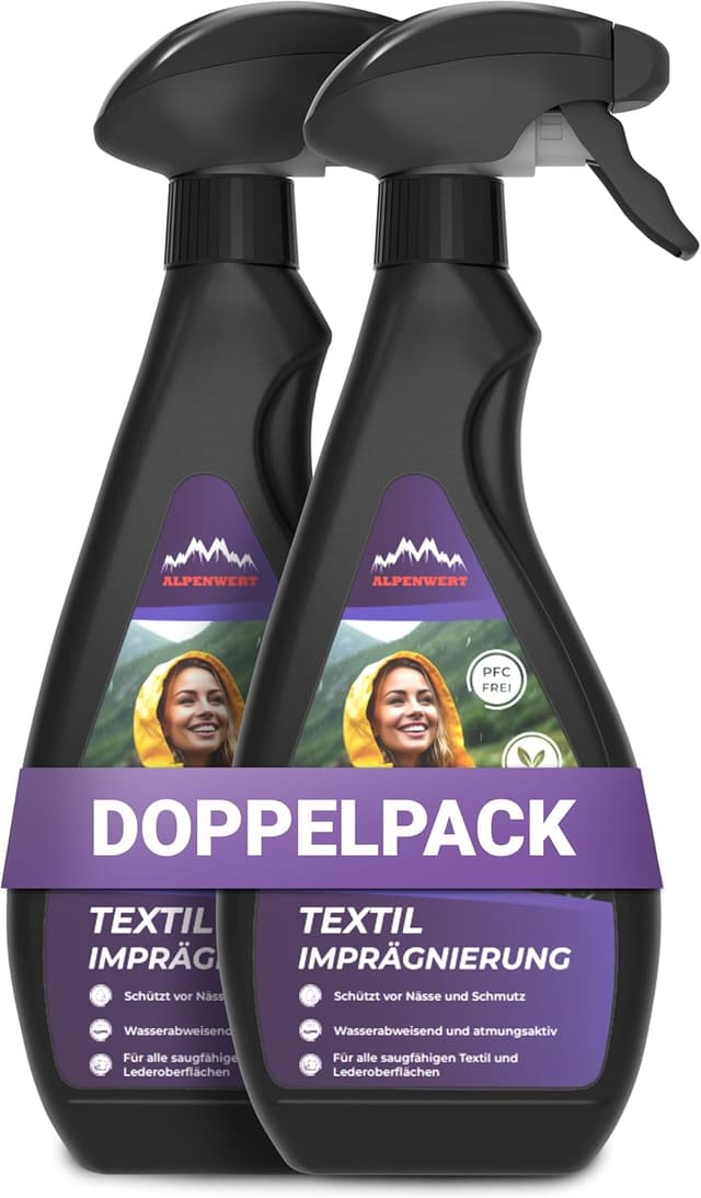 Thumbnail 6 de Alpenwert Textil Imprägnierung 500 ml (LANGZEIT-ABPERL-Schutz) für Outdoor-Textilien, Schuhe und mehr