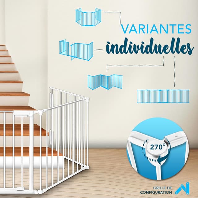 Thumbnail 1 de KIDUKU Barrière de sécurité 300 cm